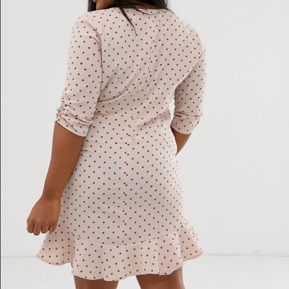 Outrageous Fortune ruched mini dress pink Size 10 - Picture 4 of 7